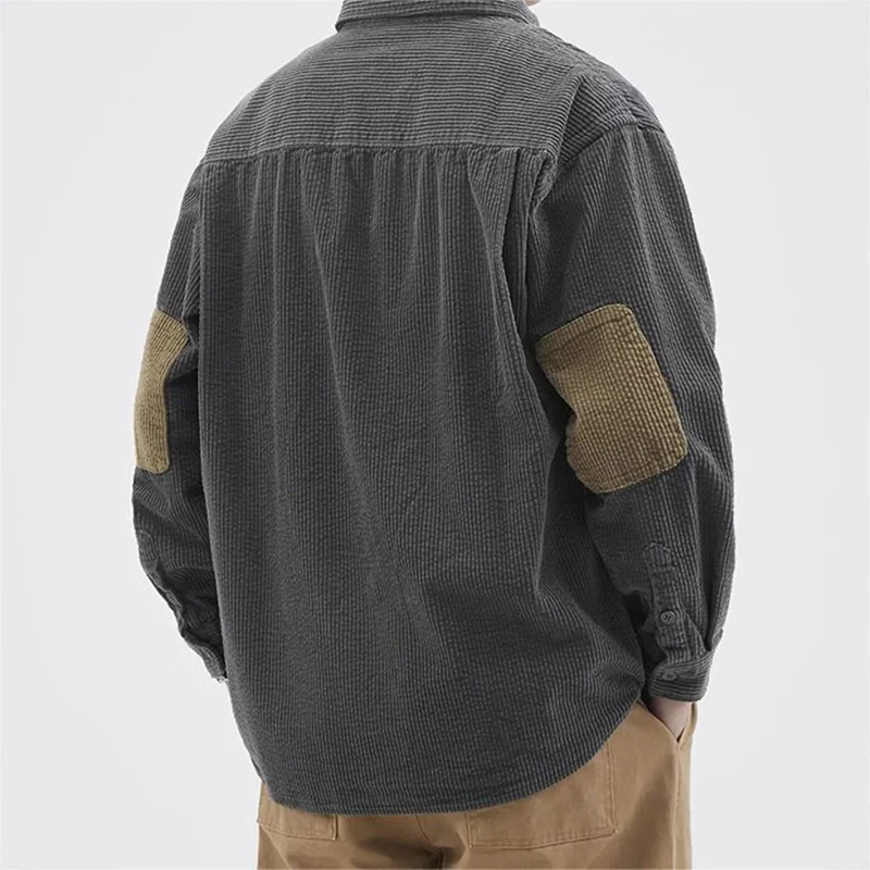 Karl | Herren Redwood Corduroy Hemd mit feiner Linienführung