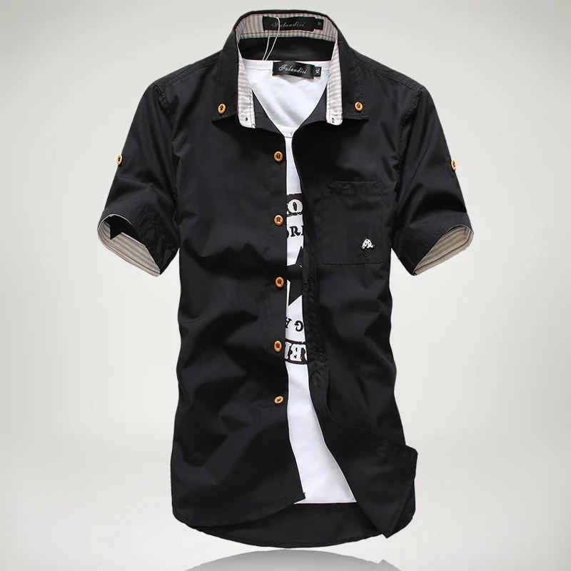 David | Mason Signature Button-Up Hemd in hochwertiger Verarbeitung
