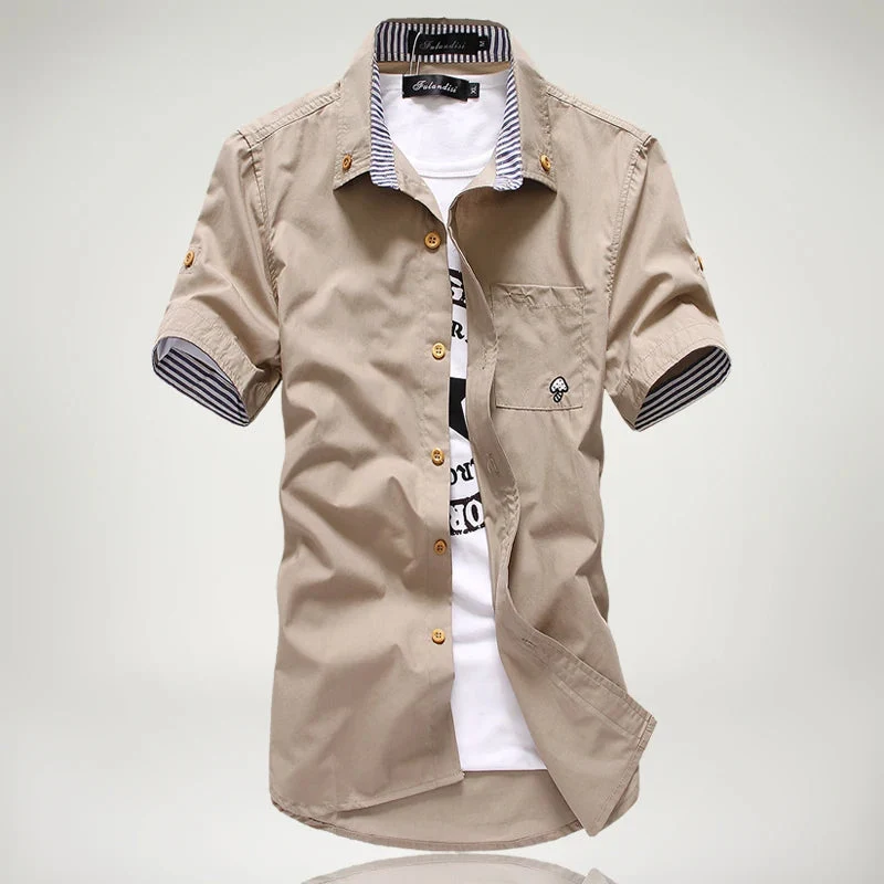 David | Mason Signature Button-Up Hemd in hochwertiger Verarbeitung