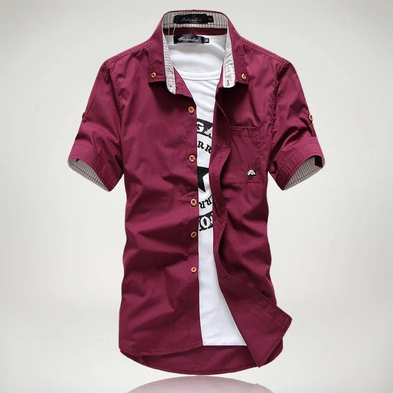 David | Mason Signature Button-Up Hemd in hochwertiger Verarbeitung