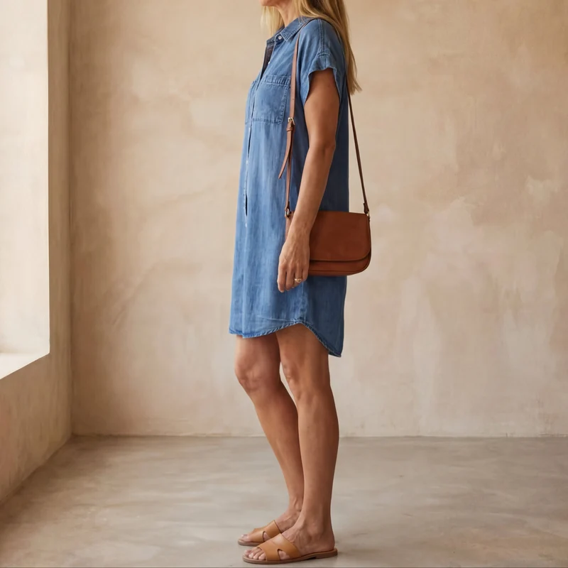Alina | Mittellanges Freizeitkleid Damen