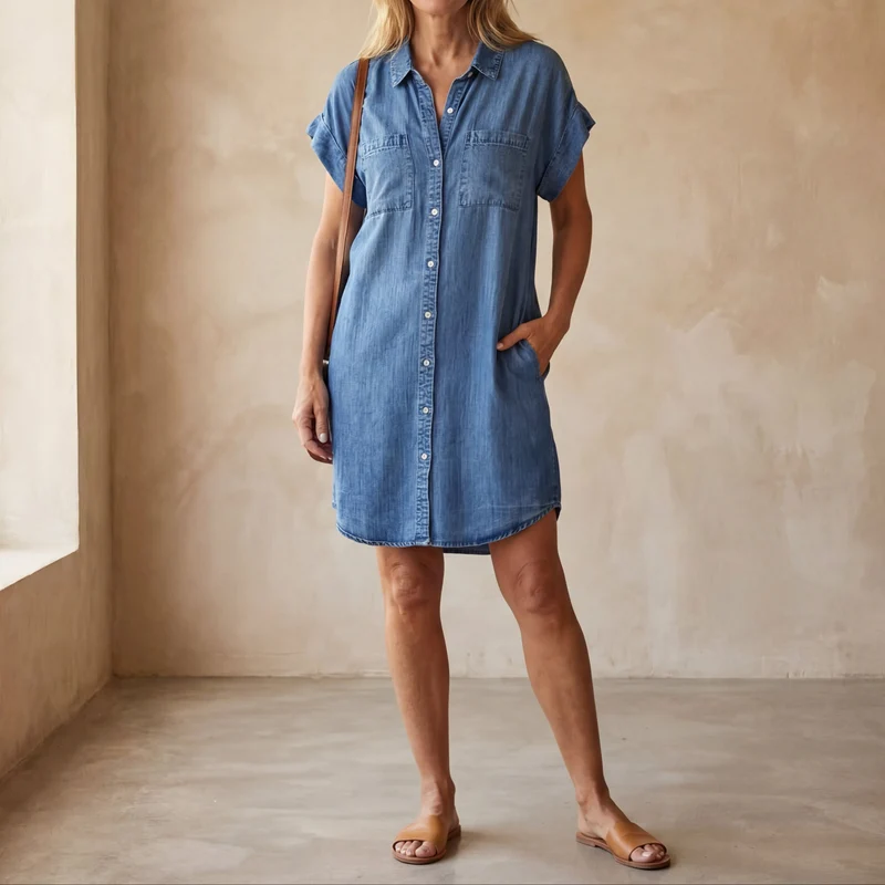 Alina | Mittellanges Freizeitkleid Damen
