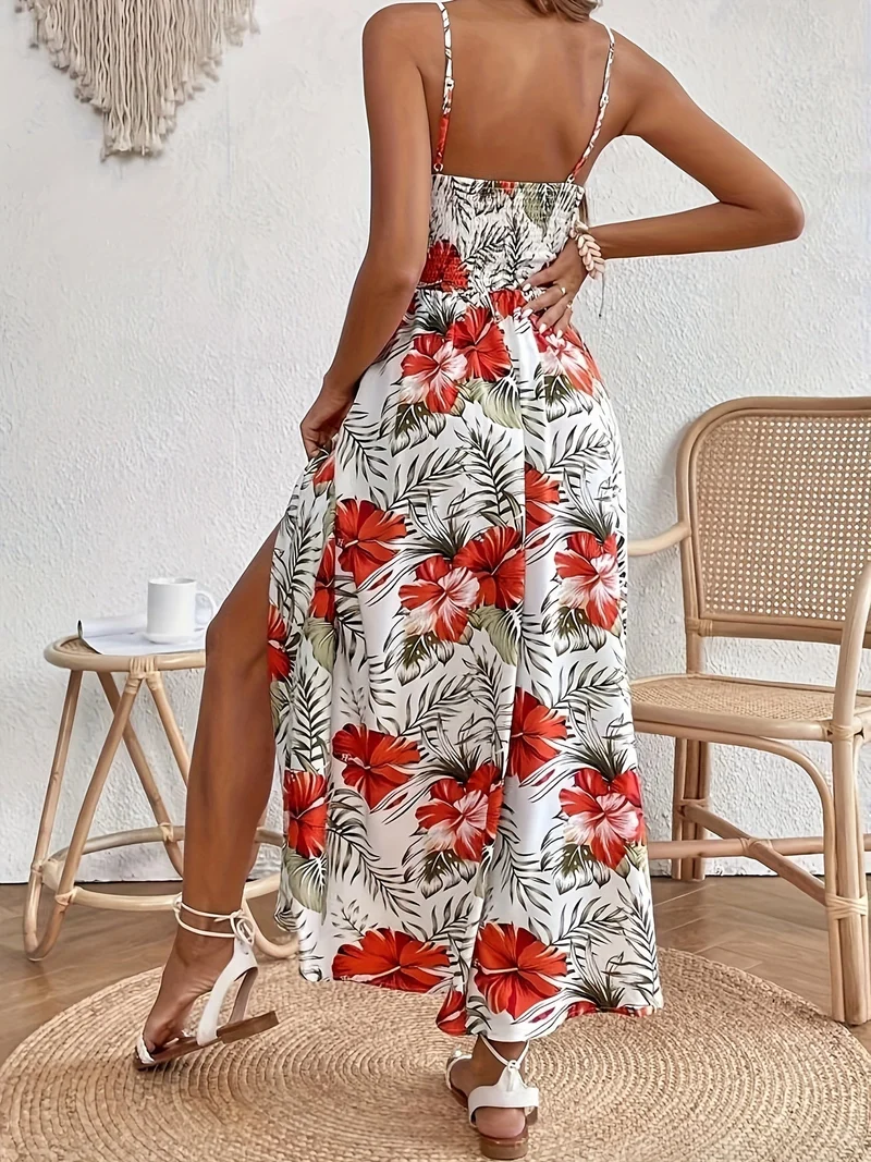 Ella | Florales Maxi Kleid Boho Elegant