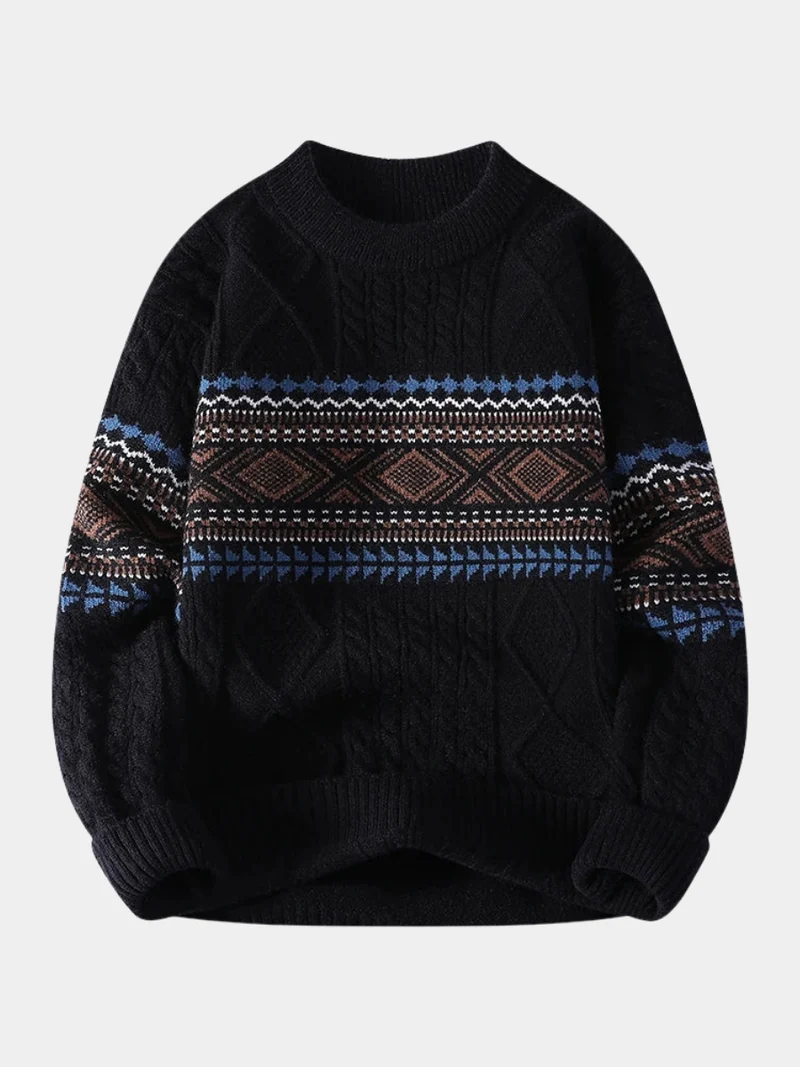 Lennart | Nordischer Strickpullover für Herren