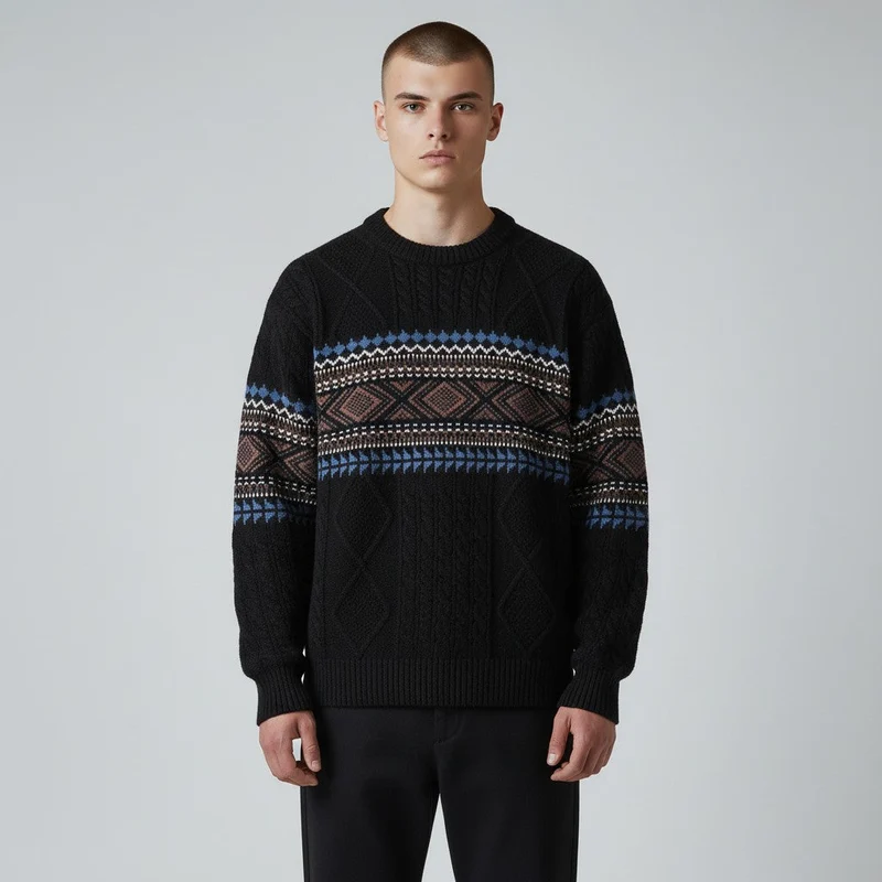 Lennart | Nordischer Strickpullover für Herren