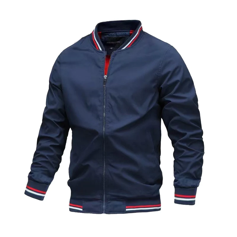 Bomberjacke Herren | Stehkragen & Leicht für Übergangszeit