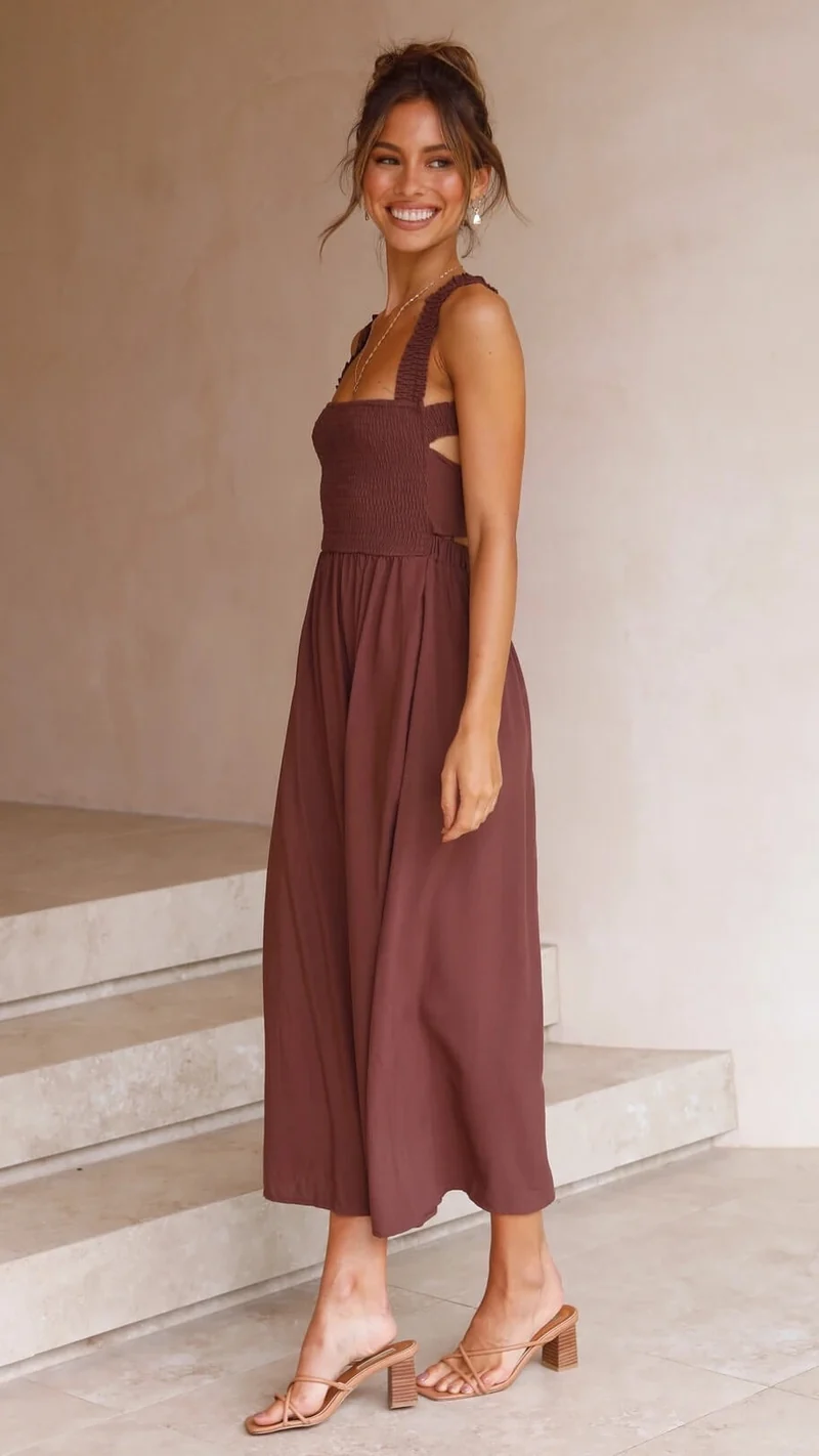 Lena | Stilvolles Maxikleid für Damen mit weichem Fall