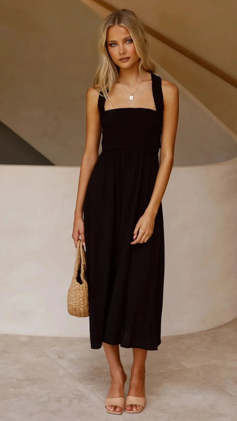 Lena | Stilvolles Maxikleid für Damen mit weichem Fall