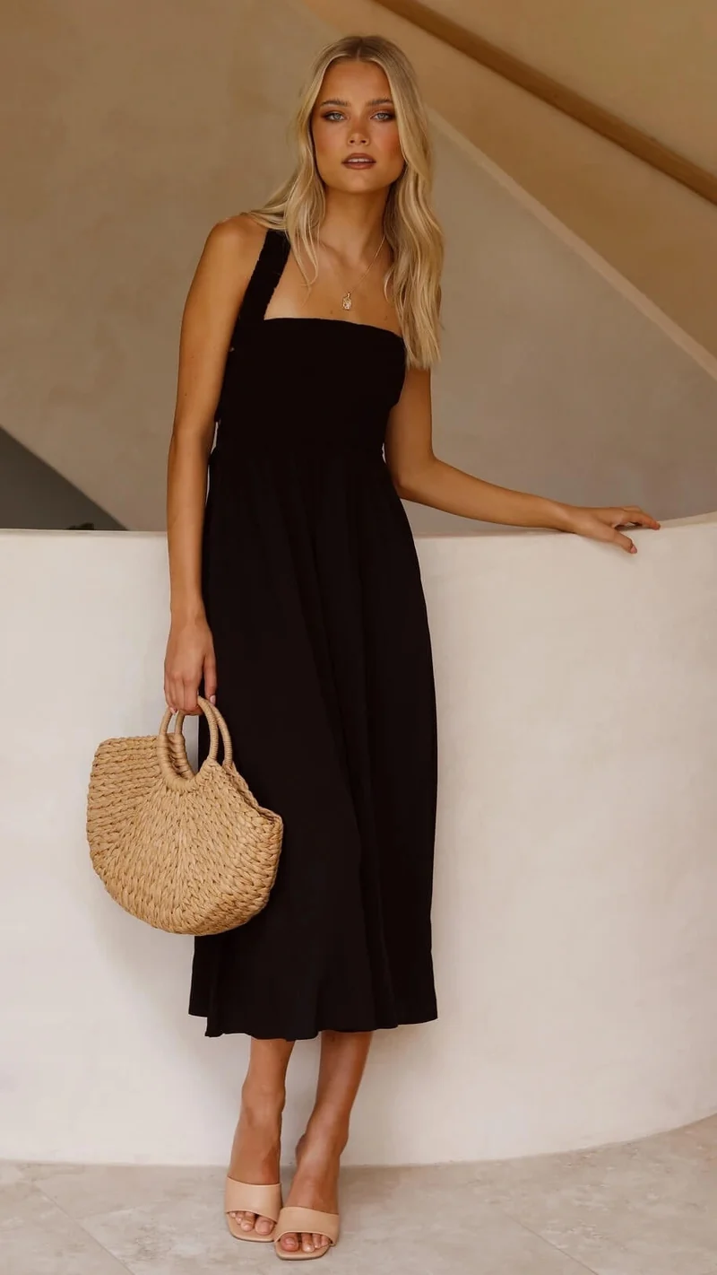 Lena | Stilvolles Maxikleid für Damen mit weichem Fall