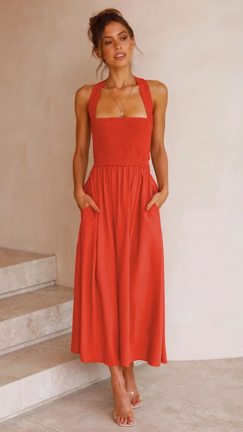 Lena | Stilvolles Maxikleid für Damen mit weichem Fall