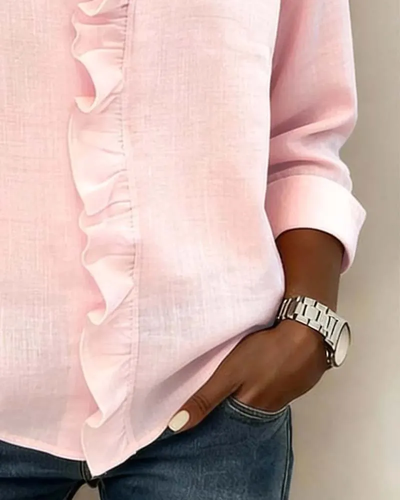 Lena | Stilvolle Bluse für Damen mit Volants