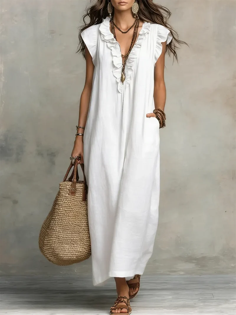 Camelia | Langes Boho-Kleid