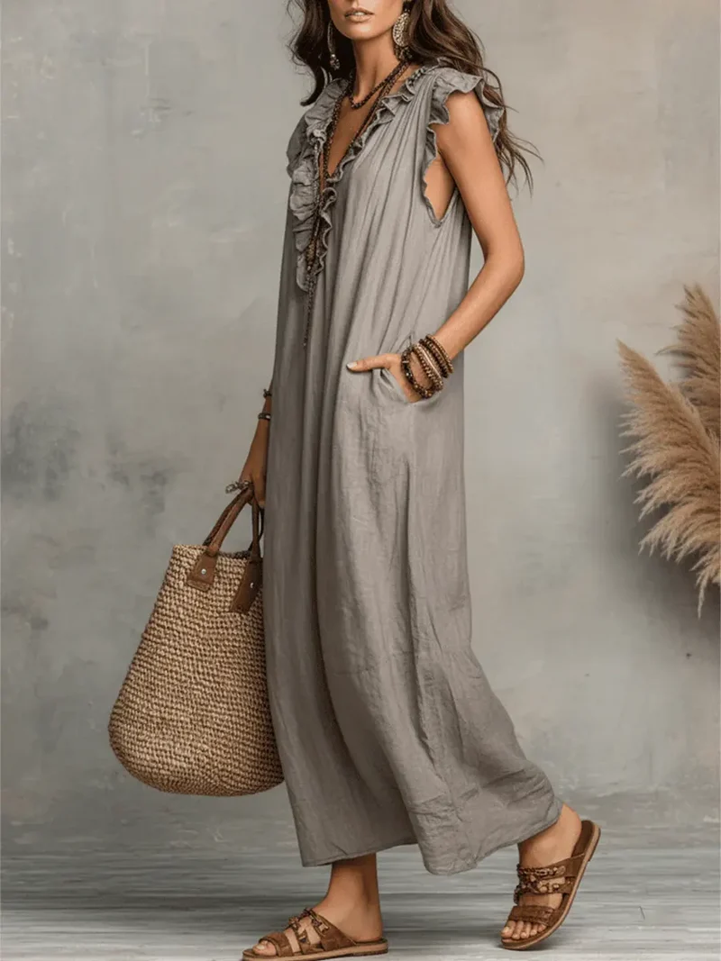 Camelia | Langes Boho-Kleid