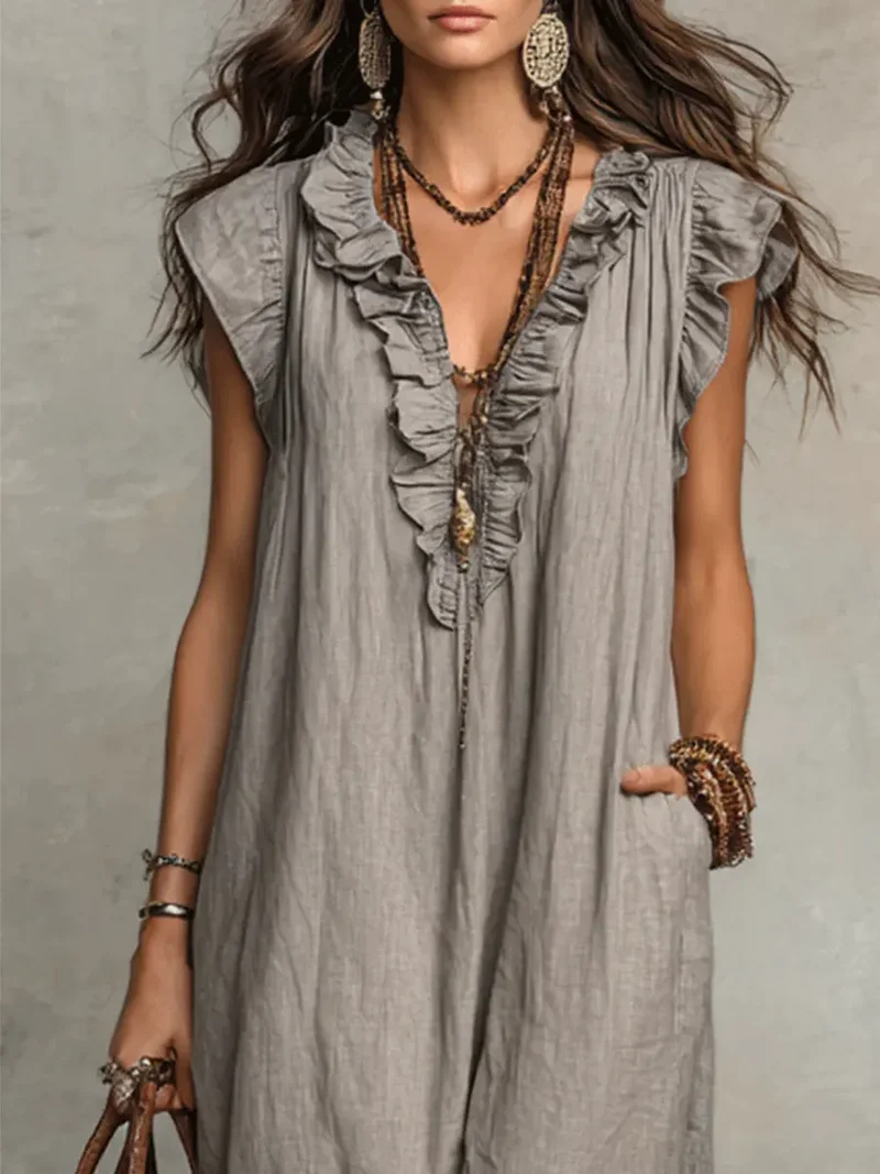 Camelia | Langes Boho-Kleid