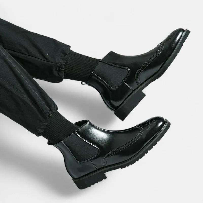 Marzio™ | Elegante Chelsea-Stiefel für Herren aus Kunstleder