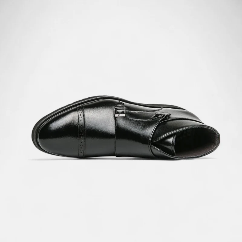 Patrizio™ | Herren Monk Strap Stiefeletten aus Premium-Ecopelle