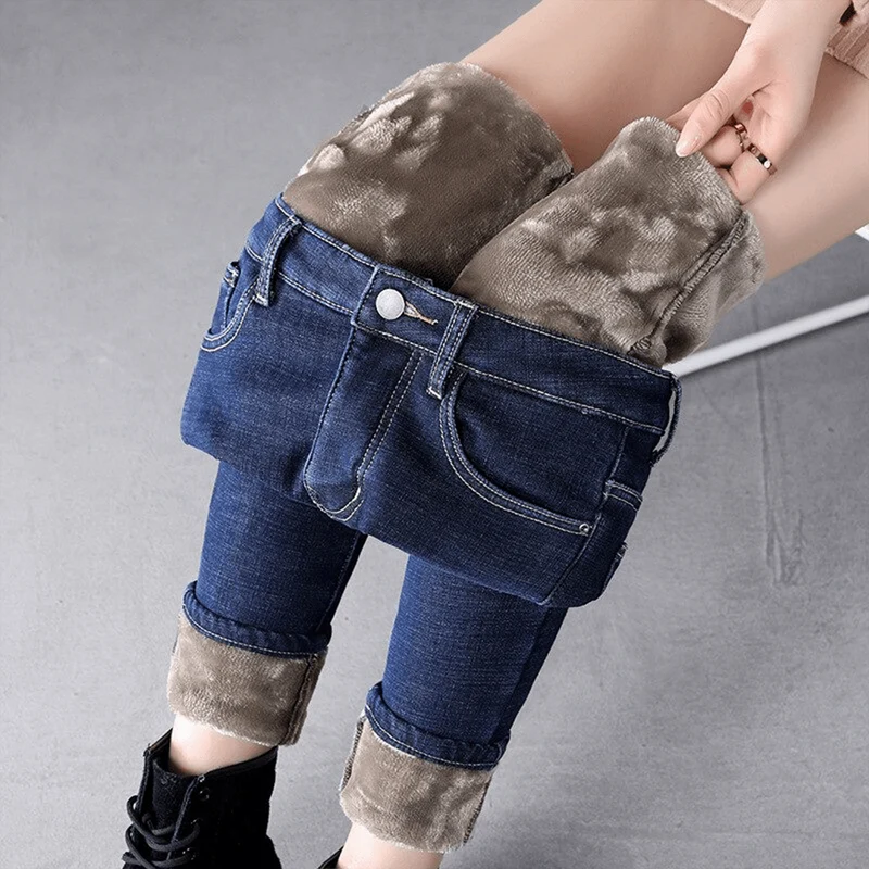 Sophie | Warme Damen Jeans stilvoll gefüttert