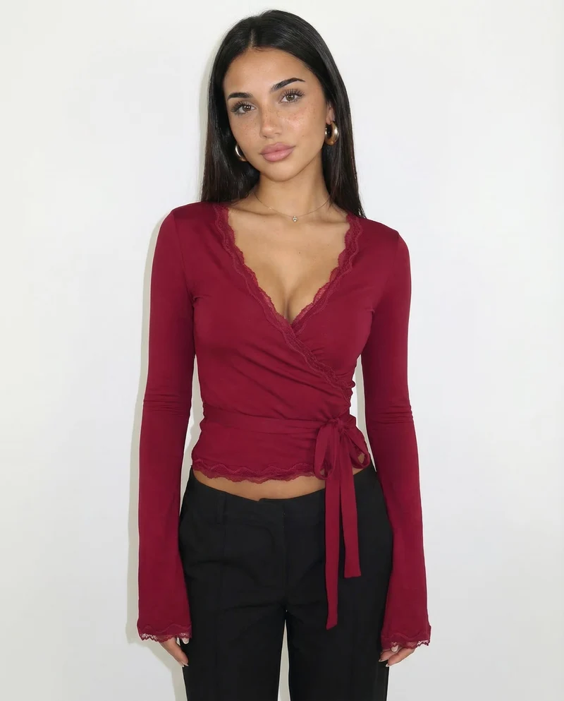 MODA | Spitzen-Wickeloberteil
