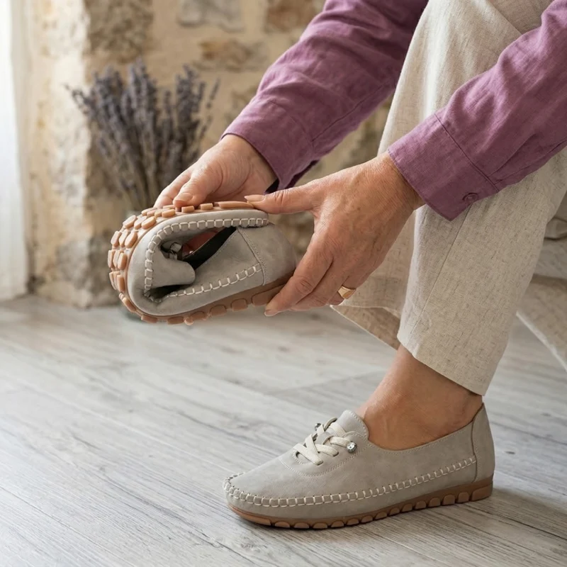 Céliane | Weiche Mokassins mit ergonomischer Sohle und ganzheitlichem Komfort