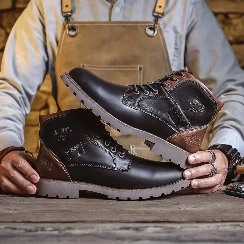 Ken™ | Elegante Herrenstiefel aus Kunstleder im klassischen Stil