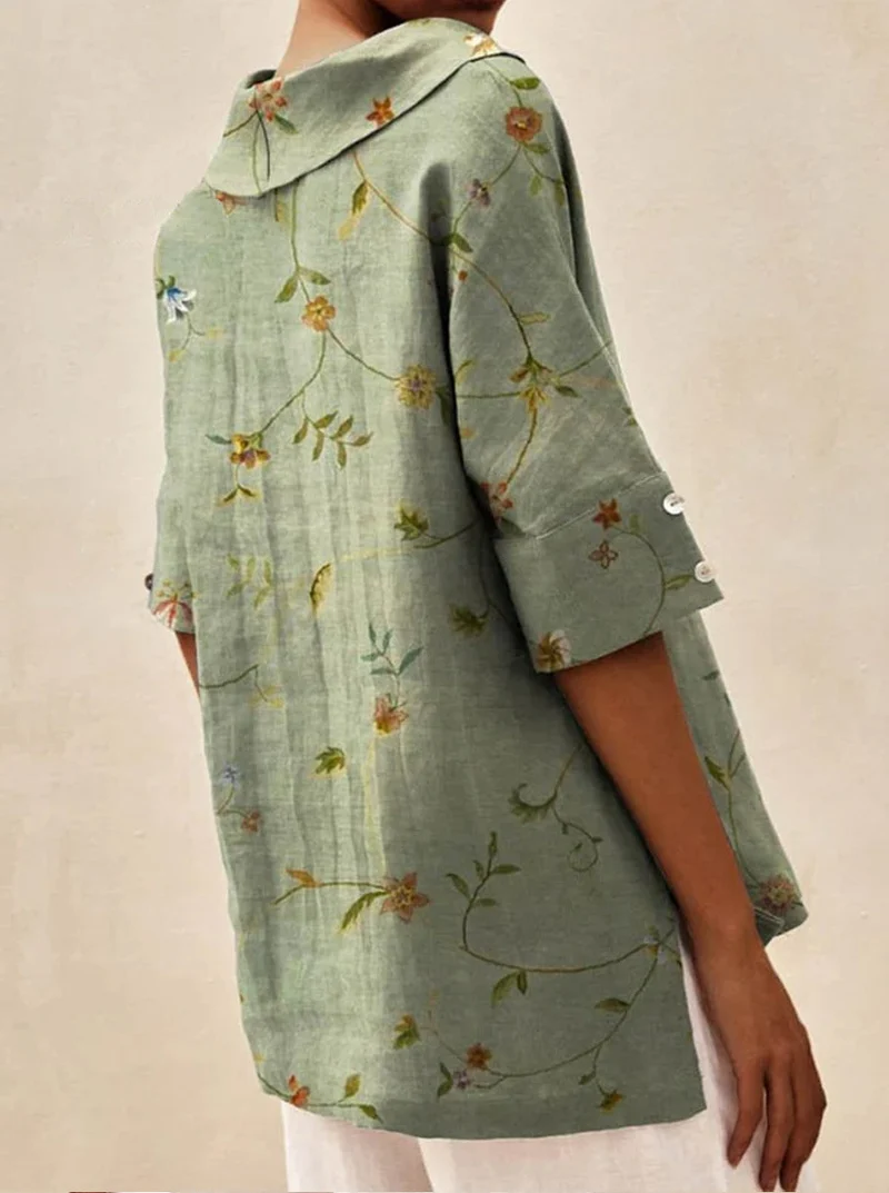 Andrea | Elegantes Top mit V-Ausschnitt