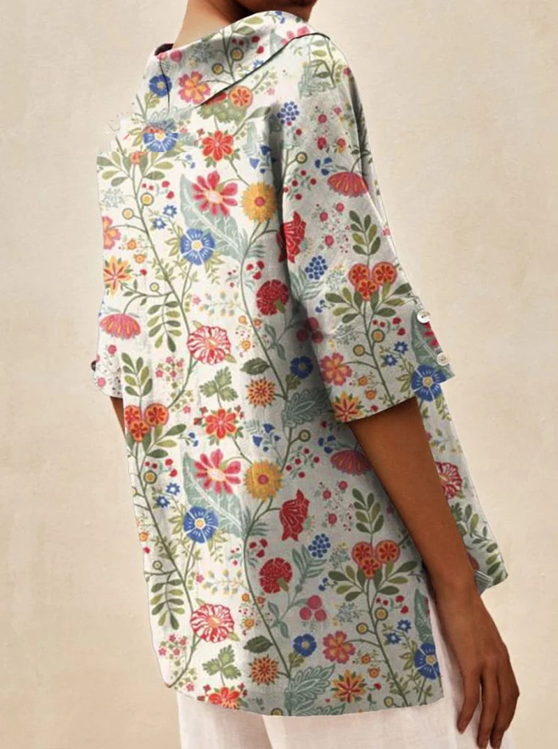 Andrea | Elegantes Top mit V-Ausschnitt