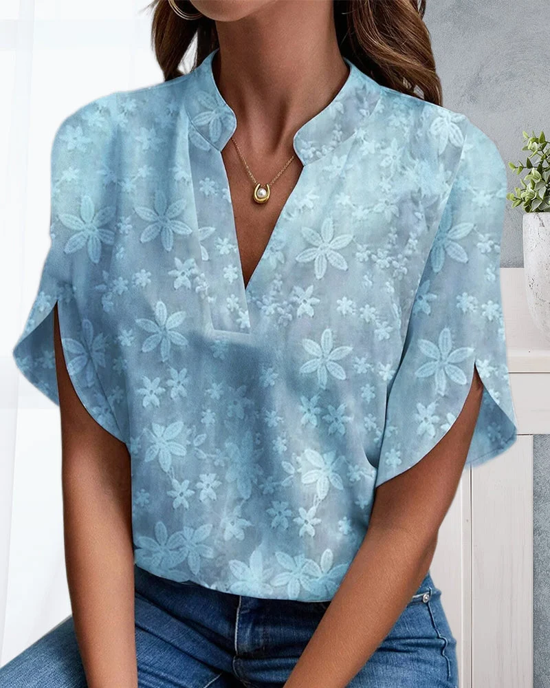 Ellen | Bluse mit Blumendruck