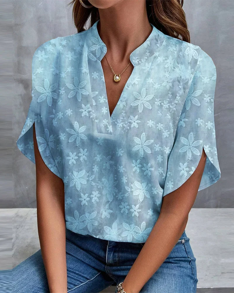 Ellen | Bluse mit Blumendruck