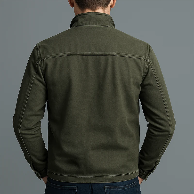 Raufeld – Vintage Baumwoll-Zip-Jacke