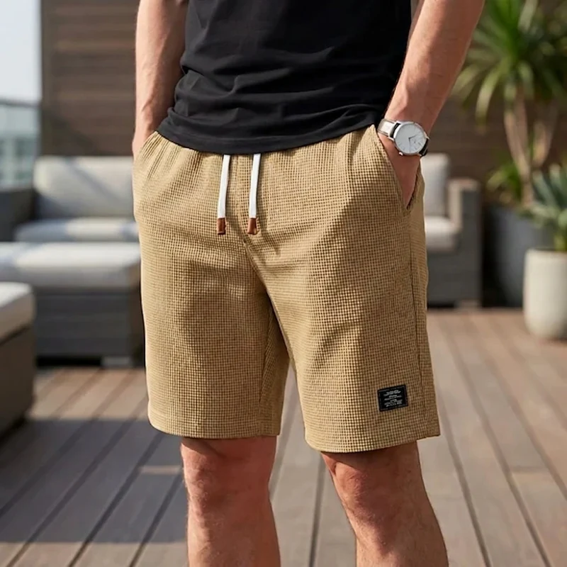 Jens - Leichte Shorts mit elastischem Bund