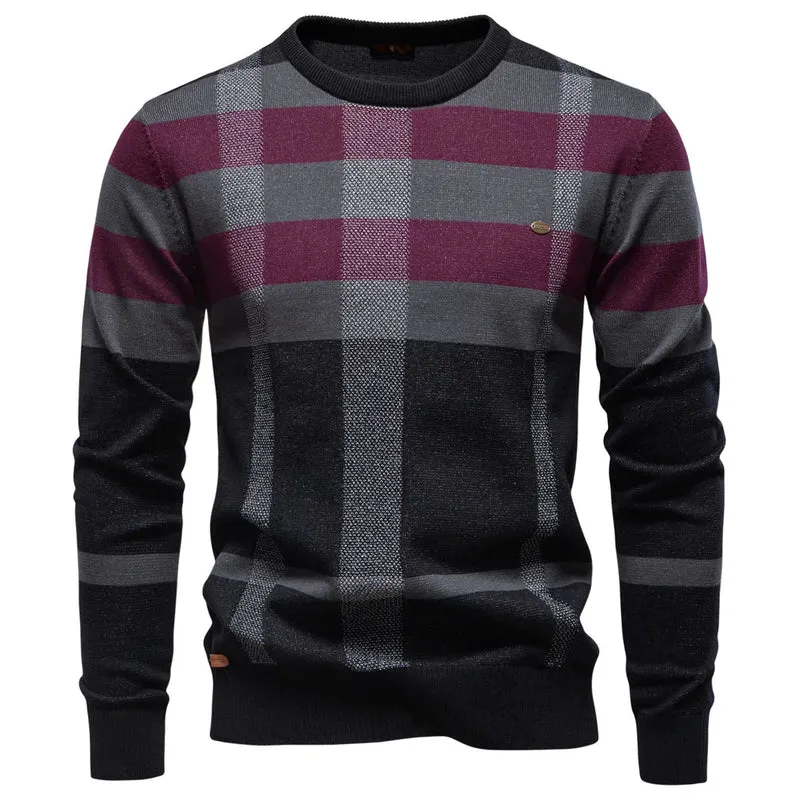 Lukas | Modischer Herrenpullover mit Rautendesign
