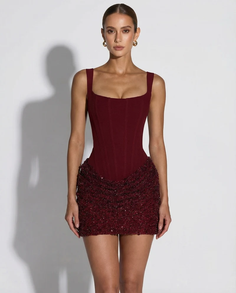MODA | Funkelndes Sanduhr-Mini
