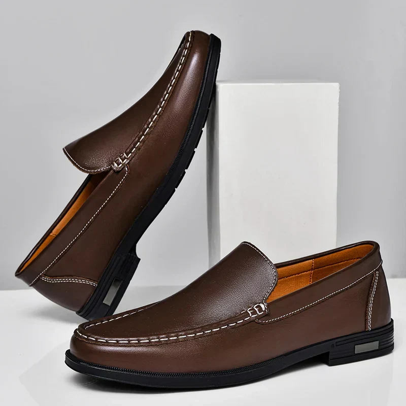 Dane Echtes Leder Slipper