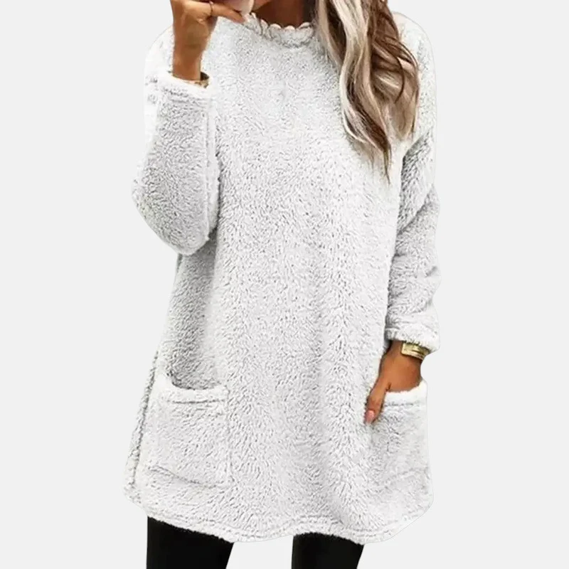 Anna | Damenpullover in eleganter Midilänge für Alltag