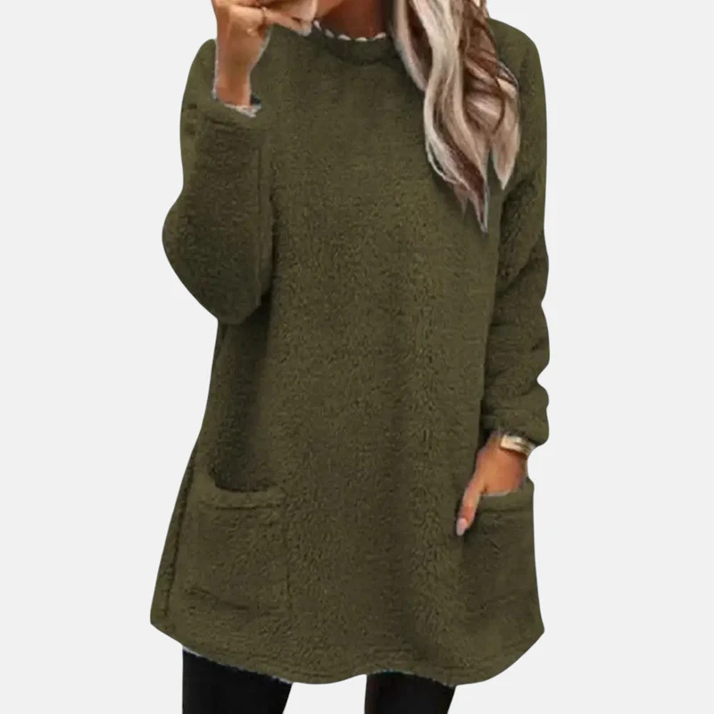 Anna | Damenpullover in eleganter Midilänge für Alltag