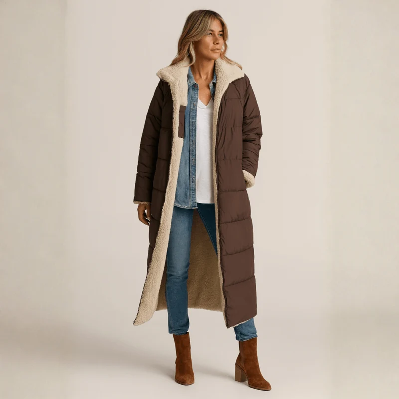 Mila | Damen Mantel weich luxuriös modern geschnitten