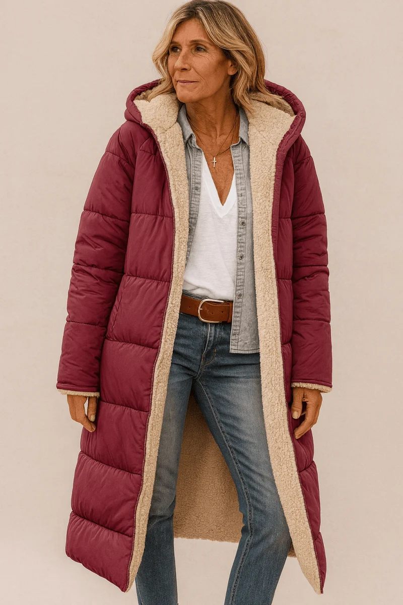 Mila | Damen Mantel weich luxuriös modern geschnitten