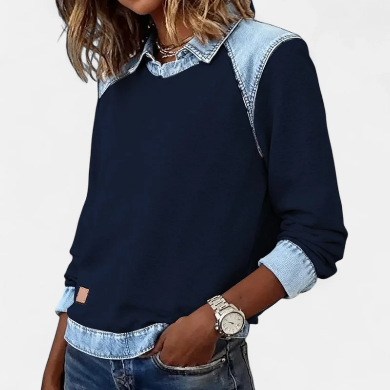 Leonie | Damen Langarmshirt modern edel chic
