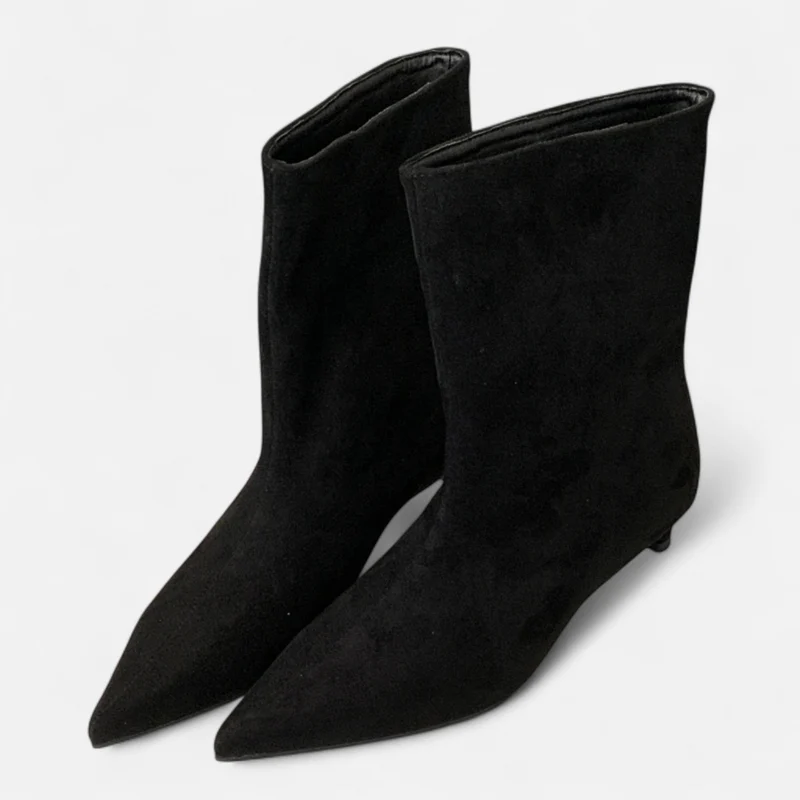 Helena | Stilvolle Damen Stiefeletten niedrig elegant