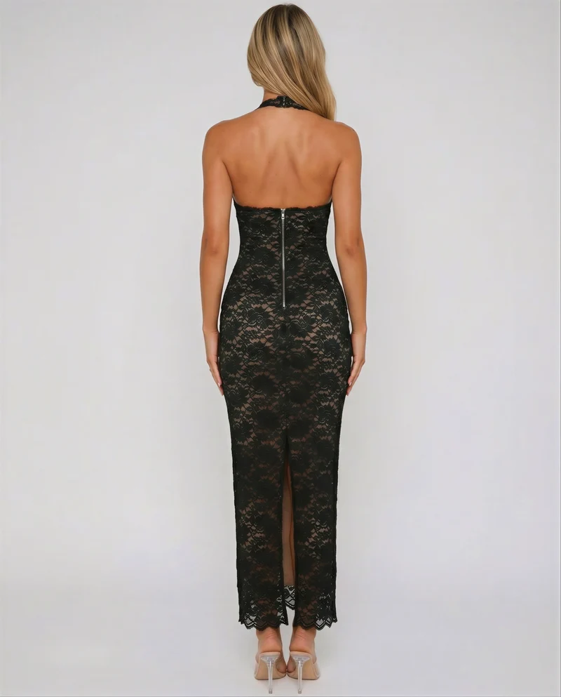 MODA | Spitzen-Maxi-Kleid