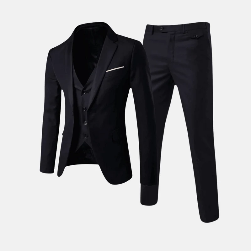 Alonzo™ | Vollständiger Raffinierter (Jacke + Hose + Weste)