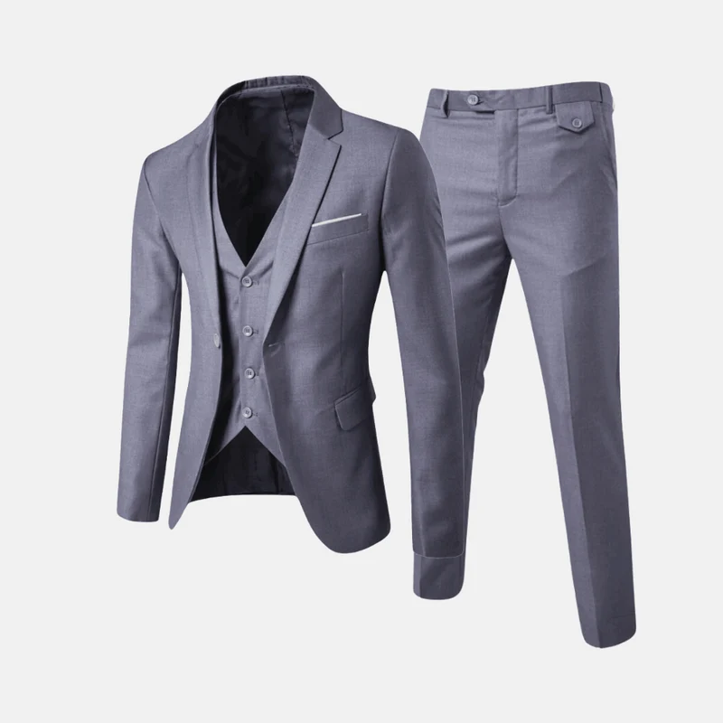 Alonzo™ | Vollständiger Raffinierter (Jacke + Hose + Weste)