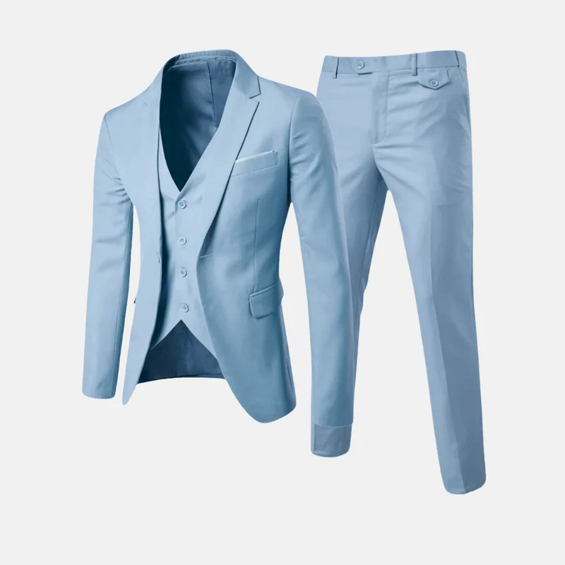 Alonzo™ | Vollständiger Raffinierter (Jacke + Hose + Weste)