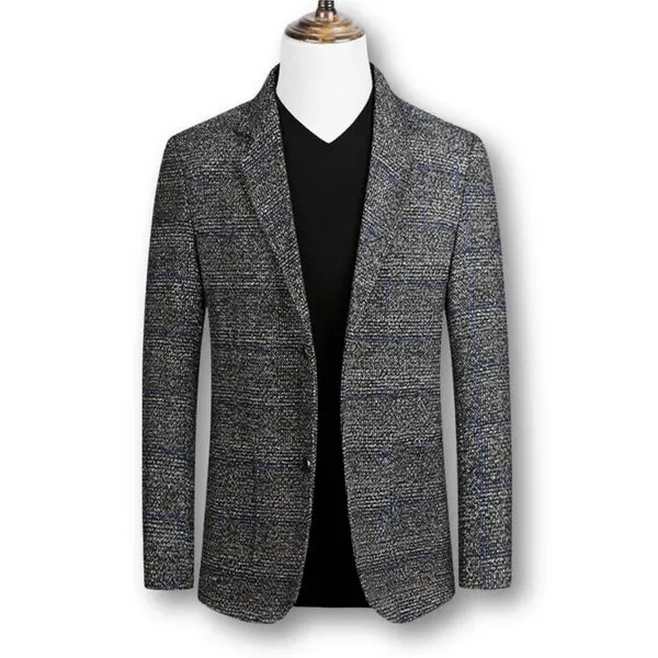 Max | Eleganter Herrenblazer im klassischen Tartan-Stil