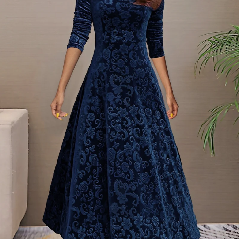Isabella | Damen Samtkleid elegant modern stilvoll