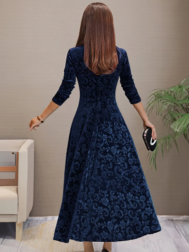 Isabella | Damen Samtkleid elegant modern stilvoll