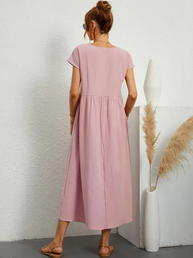 HEIKE™ – FLIESSENDES MIDIKLEID VON ZEITLOSER ELEGANZ