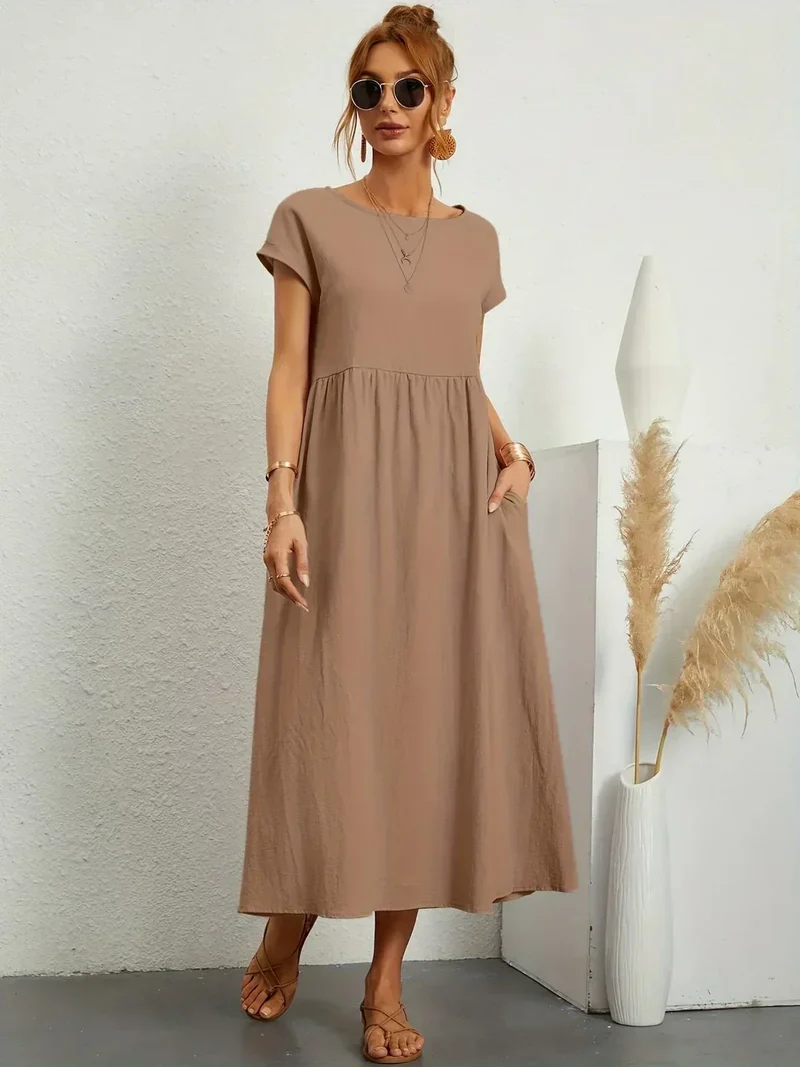 HEIKE™ – FLIESSENDES MIDIKLEID VON ZEITLOSER ELEGANZ