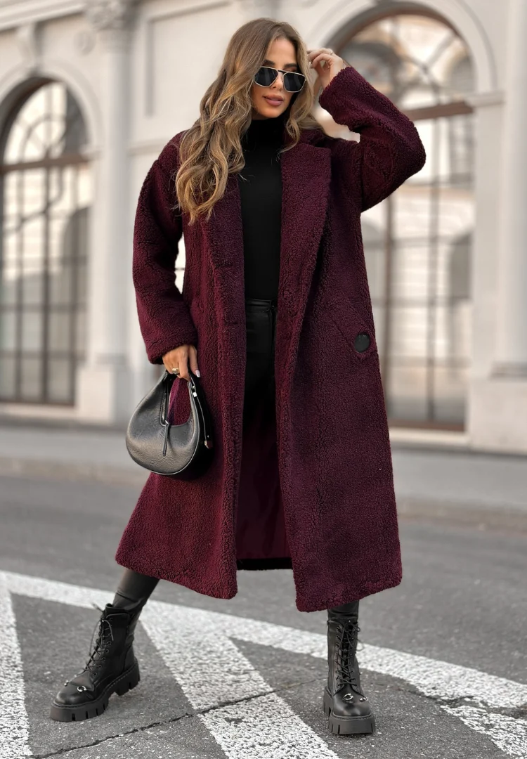 Lea | Lässiger Damenmantel lang modern stylisch