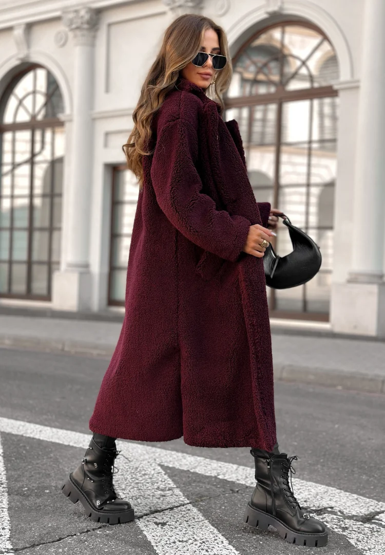 Lea | Lässiger Damenmantel lang modern stylisch